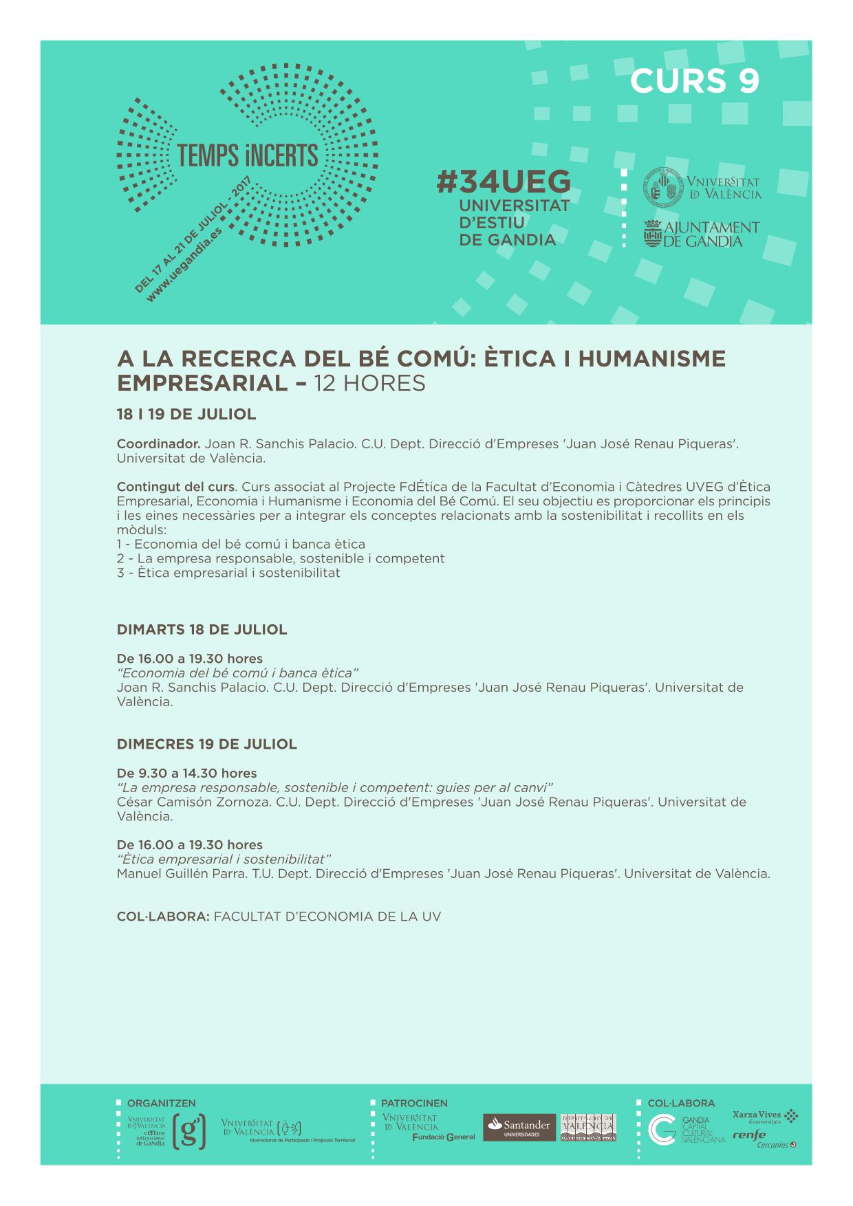 Cartel del curso