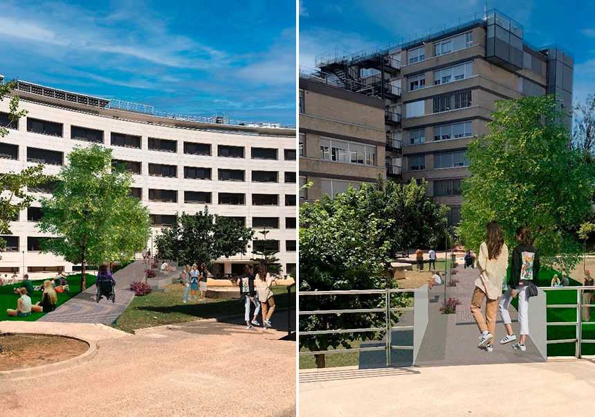Work to improve accessibility on the Burjassot-Paterna Campus