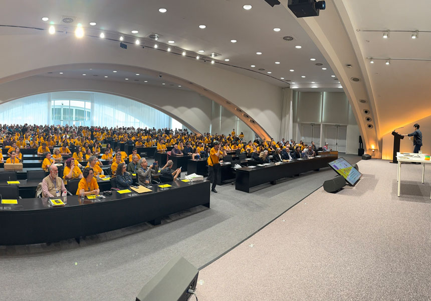 Award ceremony of the 2024 Experimenta fair-contest, held at the Valencia Science Museum.