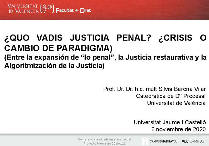 Silvia Barona imparteix conferència a la UJI