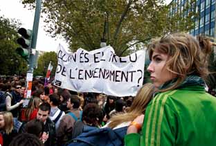 Imatge d'una de les mobilitzacions de 2009.