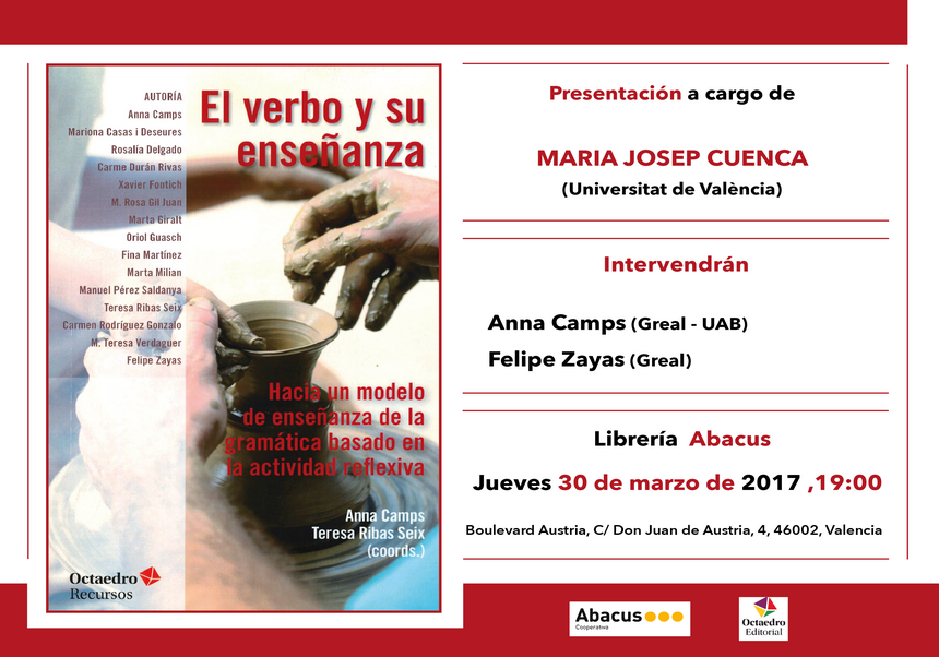 El verbo y su enseñanza: presentation in València