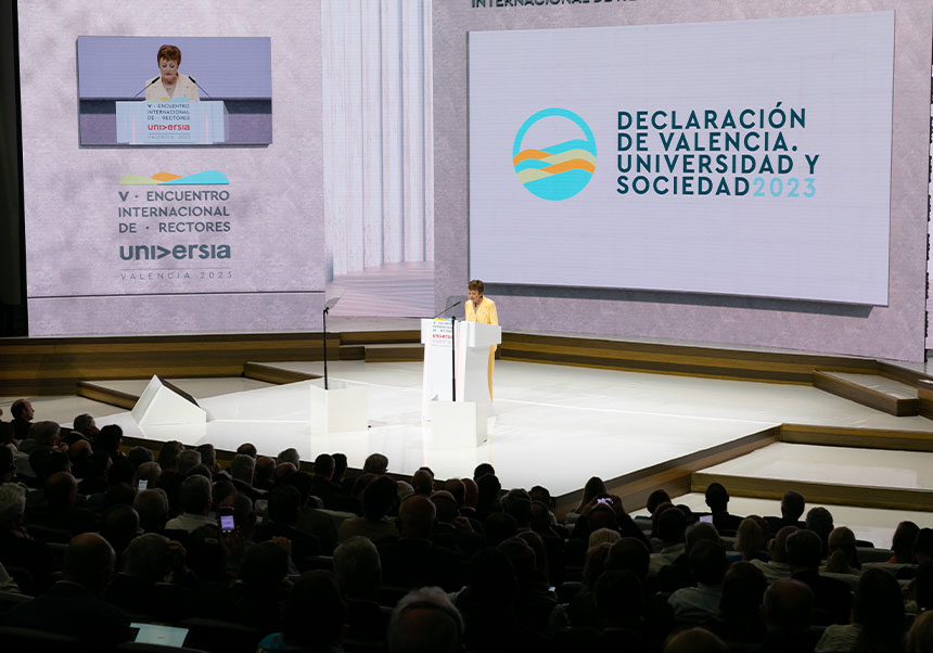 The ‘Valencia Declaration', result of the 5th Universia Rectors’ Summit