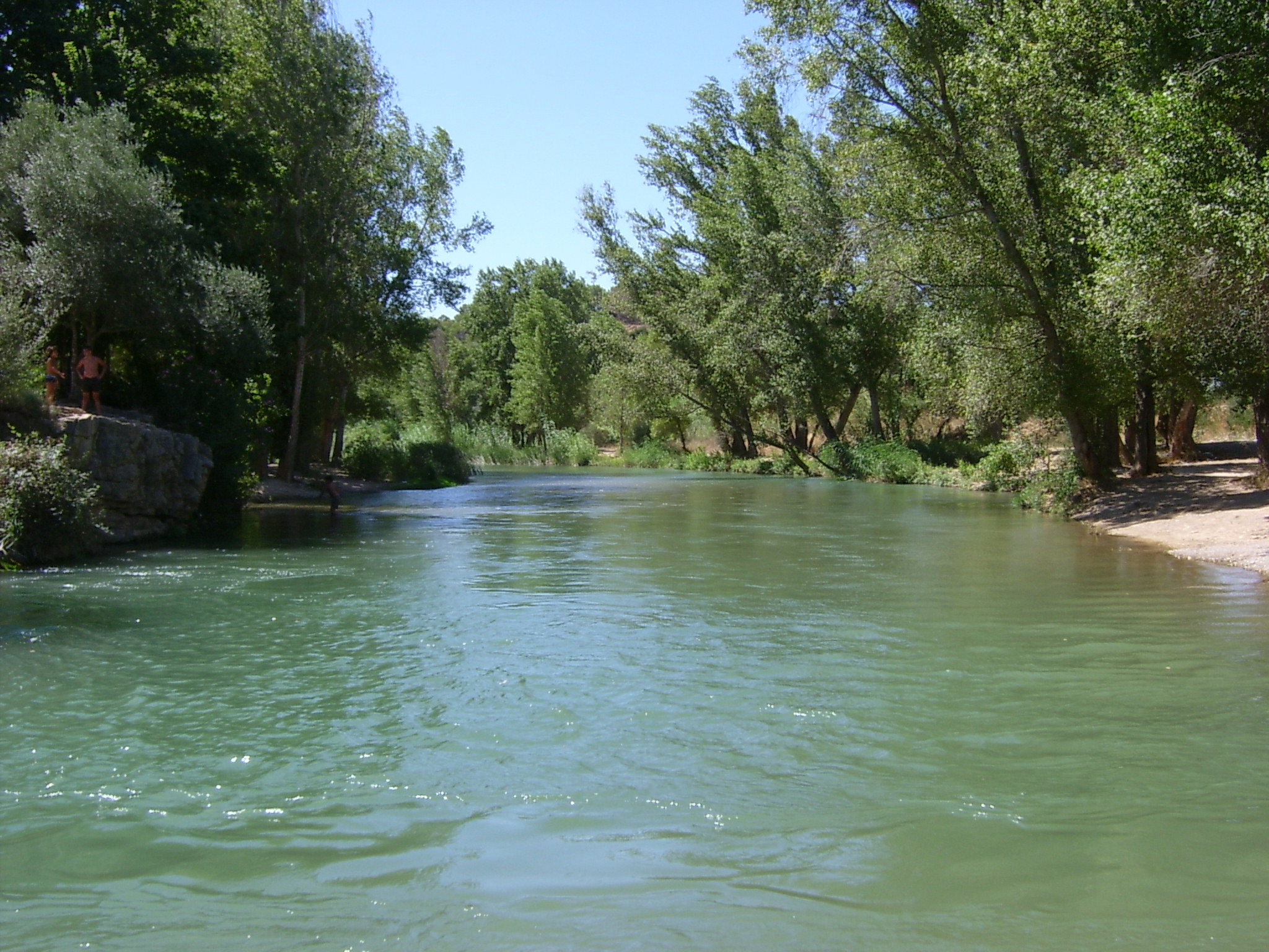 Vista del río Turia a su paso por Vilamarxant