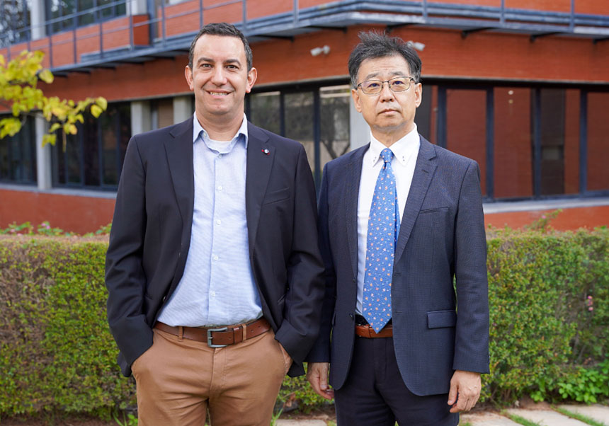 Jorge Escorihuela y Norio Shibata.