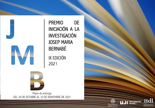 IX EDICIÓ DEL PREMI DE INICIACIÓ A LA INVESTIGACIÓ