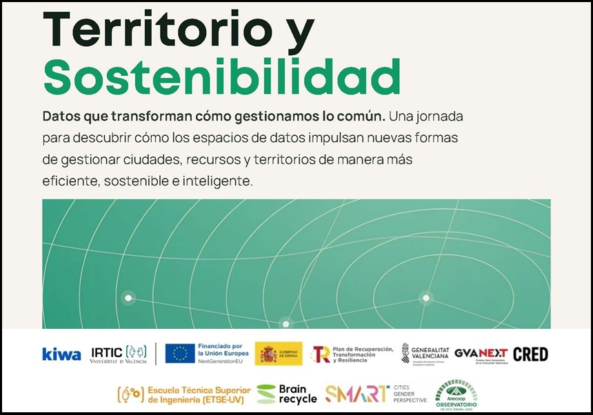 La jornada «Territori i Sostenibilitat» se celebrarà el 28 de maig
