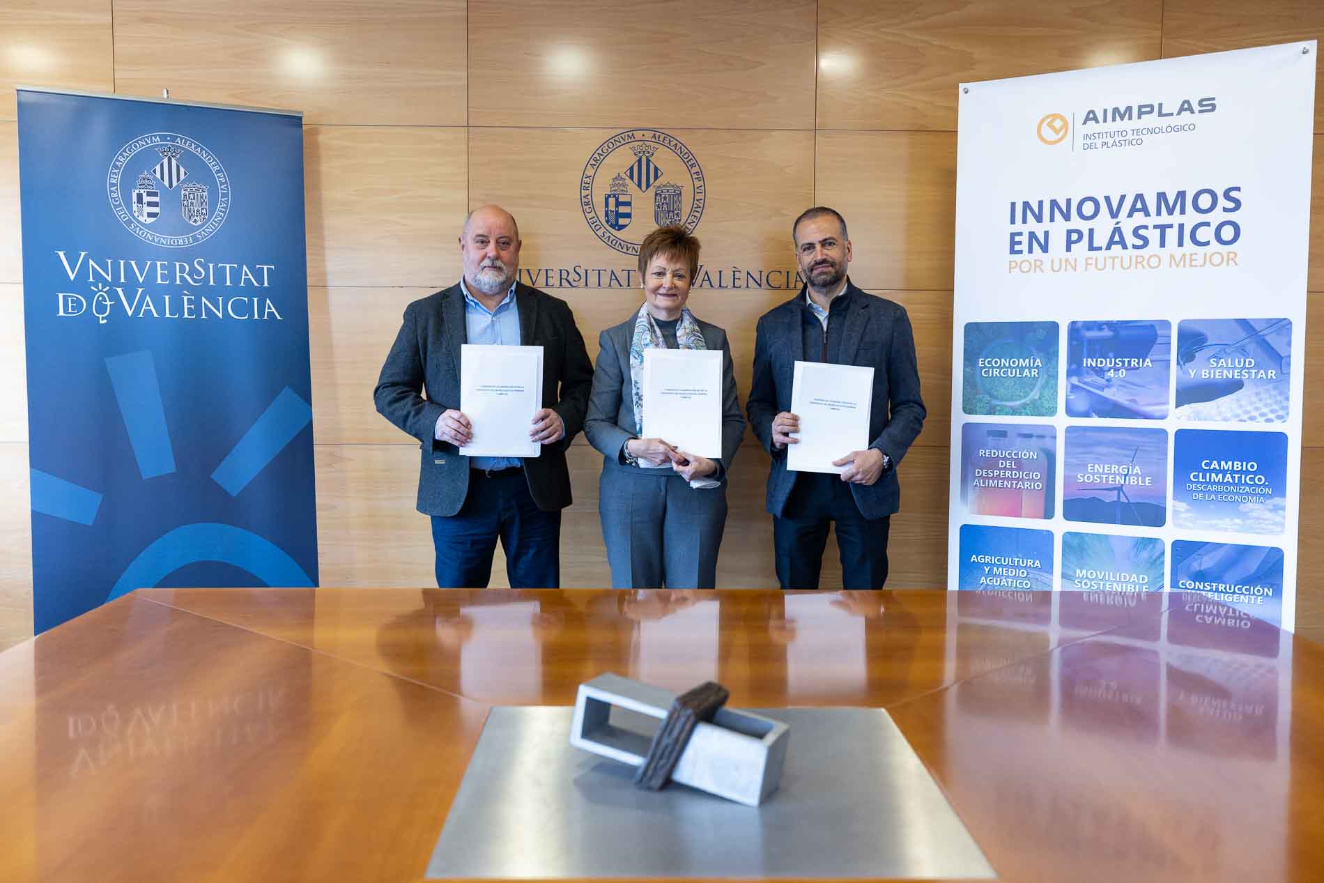 La Universitat i AIMPLAS posen en marxa una nova càtedra institucional