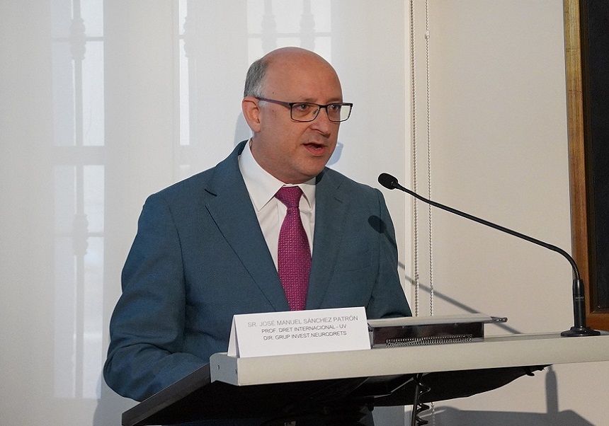 José Manuel Sánchez Patrón, Neurolaw director. Photograph by the CVC.