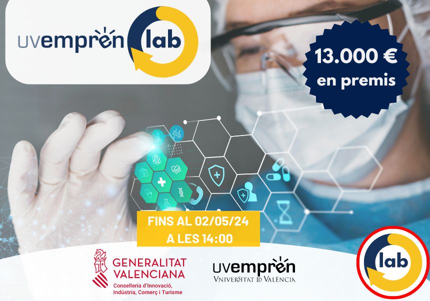 Cartel UVemprén LAB