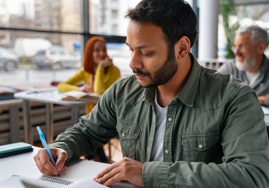 Students in the classroom
