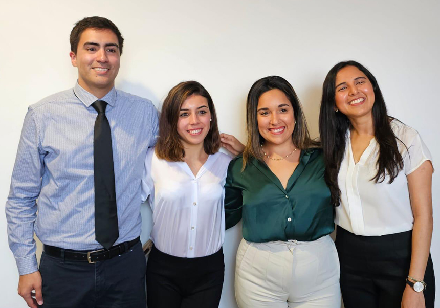 Alonso Álvarez, Diana Fernández, Vanessa Flores Guerrero i Zeneida Vindell.