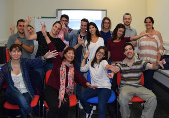 L'alumnat del curs de coaching a la Universitat.