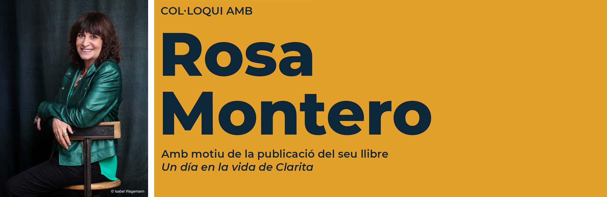 Foto de Rosa Montero. 
