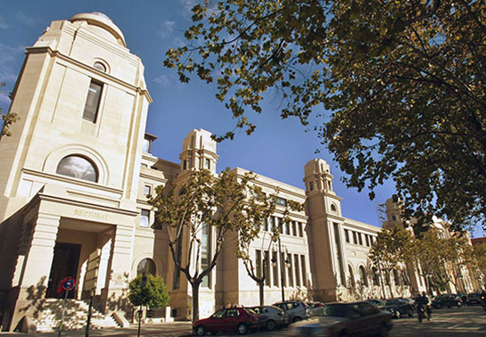 Una imagen del Rectorat de la Universitat de València