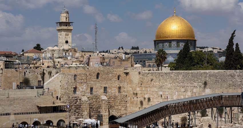 Muro de los Lamentos, restos del Templo de Jerusalén