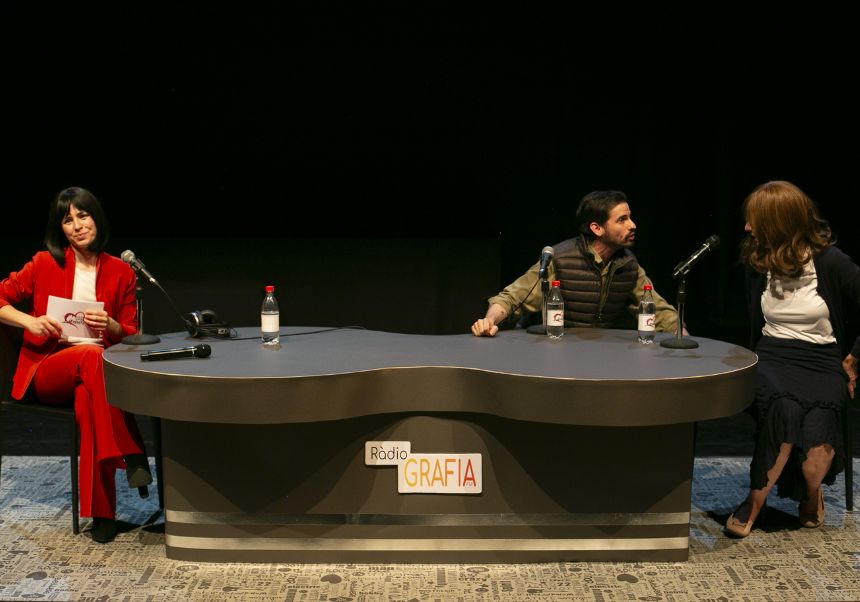 Actores de uno de los talleres de teatro de Arts Escèniques