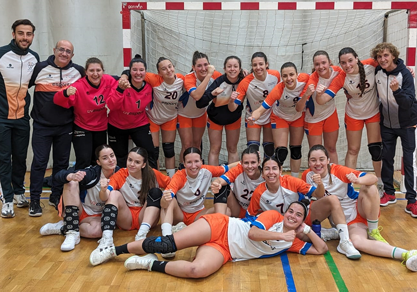 foto d'esportistes de la UV