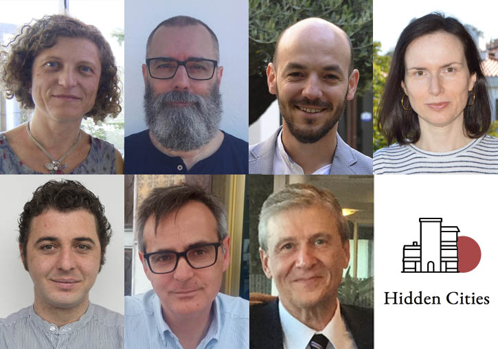 Equipo de investigación del proyecto. (De izquierda a derecha). Arriba: Mónica Bolufer, Jorge A. Catalá, Juan Gomis y Blanca Llanes. Bajo: Daniel Muñoz, Juan Francisco Pardo y Pablo Pérez.