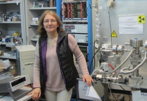 Nadia en el Laboratorio