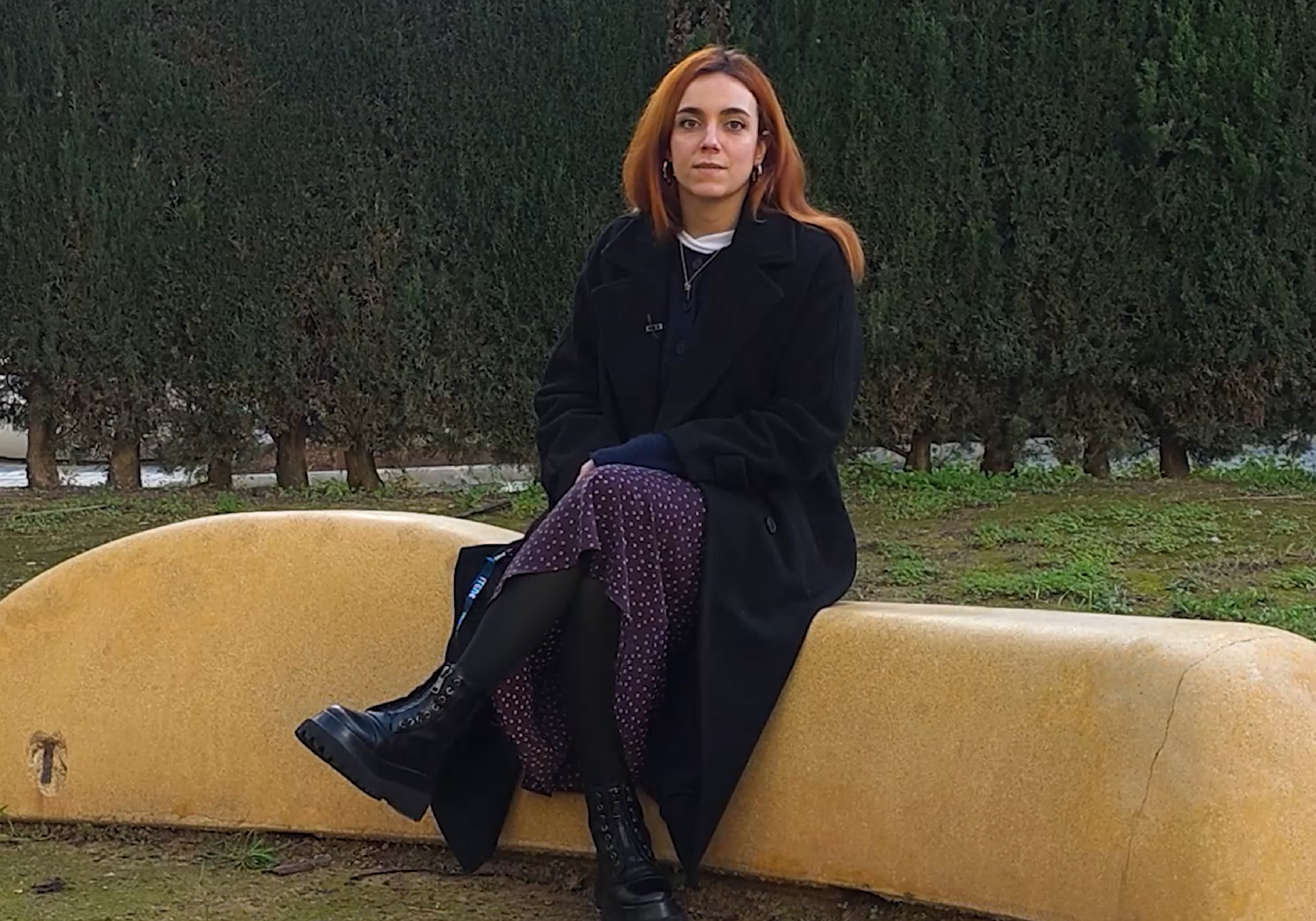 Ariadna Gil en un momento de su entrevista