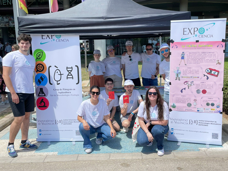 All the participants of our group at ExpoCiència 2023