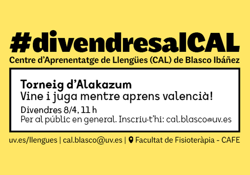 Alakazum card game tournament at the Blasco Ibáñez Language Learning Centre [8/4