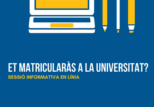 ¿Te matricularás en la Universitat?