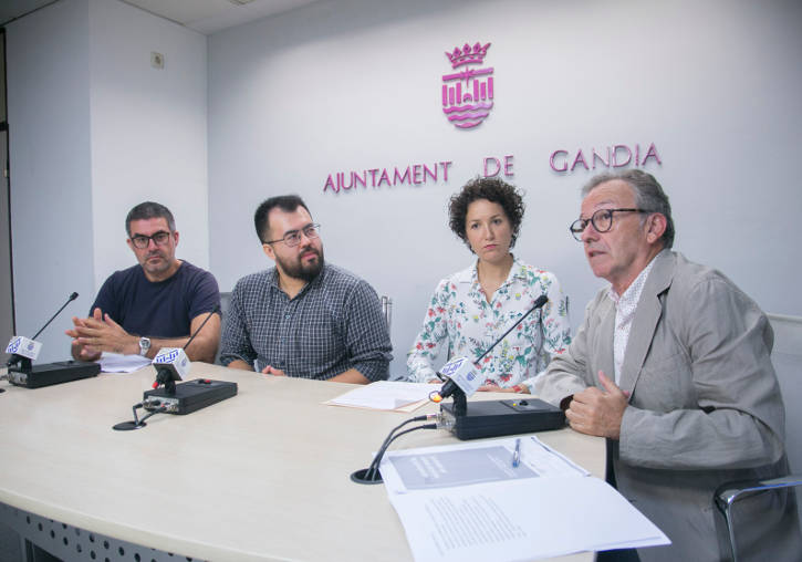 Presentació a Gandia del nou conveni amb l'Àrea d'Activitats Musicals de la Fundació General de la Universitat de València. Foto: Àlex Oltra.