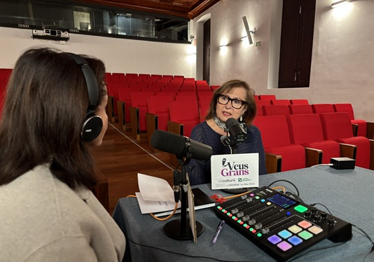 Asun Martorell en el podcast Veus Grans