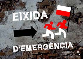 Cartell de l'obra 'Eixida d'Emergència. Sobre textos polonesos'.