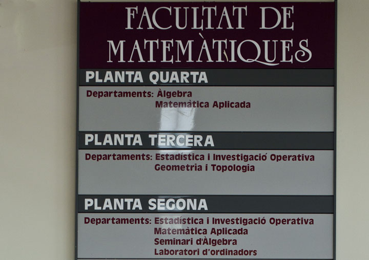 Fotografía Facultad Matemáticas UV