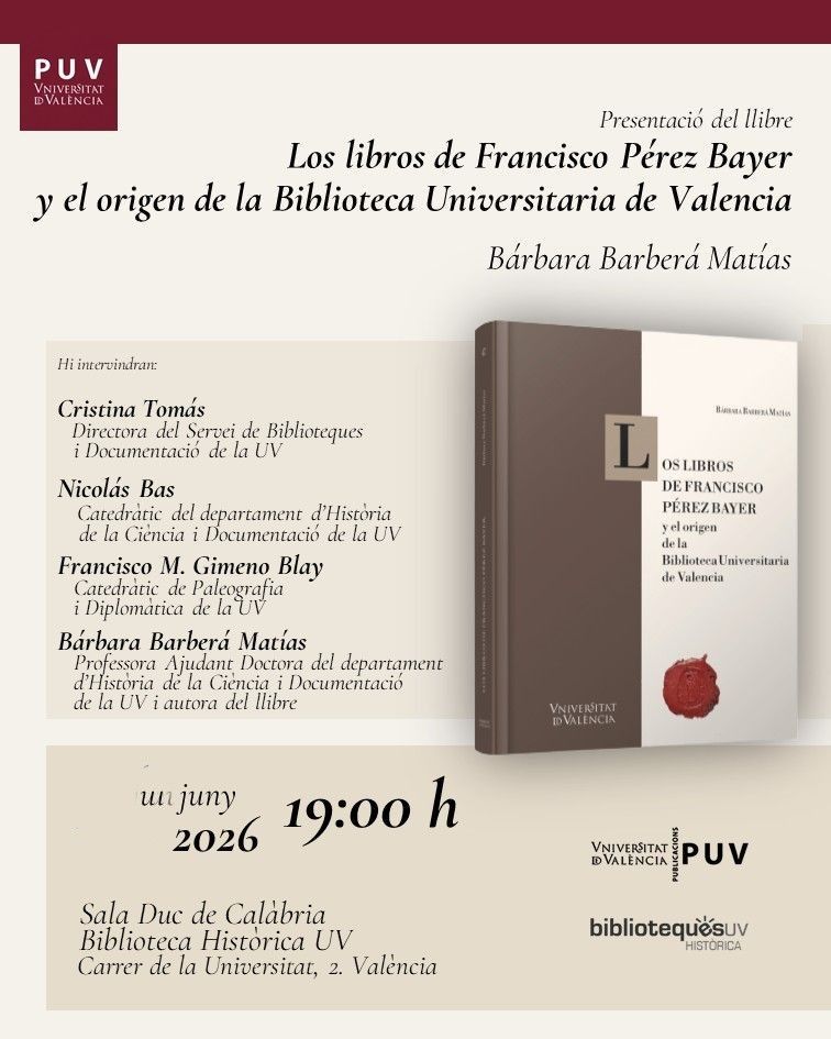 Cartell Llibre Los libros de Francisco Perez Bayer...