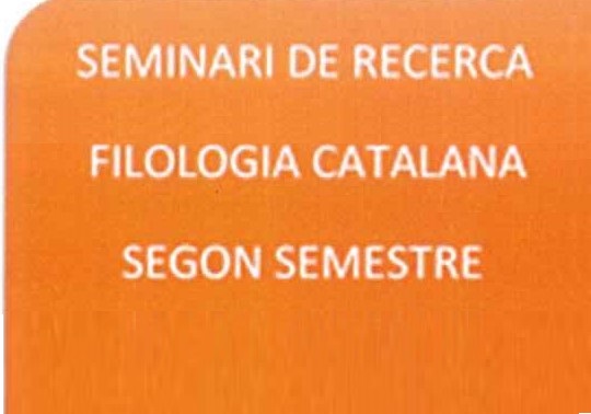 Imatge de Seminari Filologia Catalana
