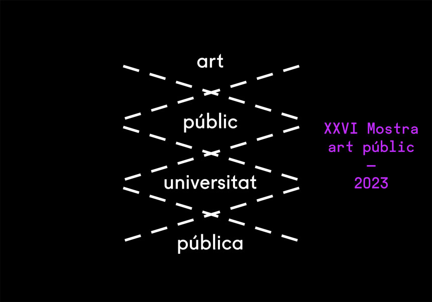 Mostra art públic, imagen gráfica, 2023.