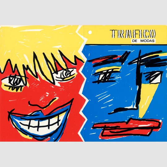 Dibujo de la cara de una mujer y un hombre