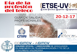 Telecommunications Career Day of iTelecos and CNIPJ in the ETSE-UV.