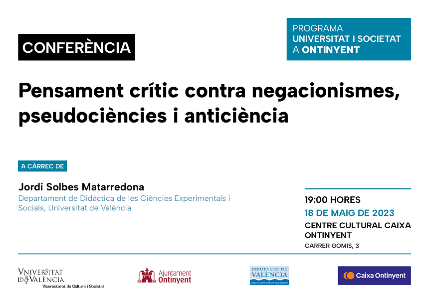 Pensament crític contra negacionismes, pseudociències i anticiència