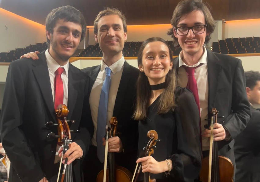 Imagen del evento:Cuarteto de cuerda de la Orquestra Filharmònica de la Universitat de València.