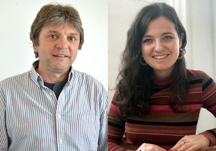 Daniela Rosso (Universitat de València) i Andreu Ollé (Universitat Rovira i Virgili).