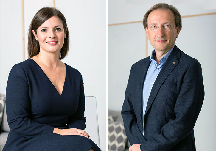 Inmaculada Moreno y Carlos Simón