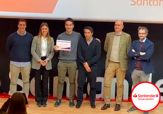 Spinally, un proyecto emprendedor vinculado a la Universitat de València, consigue el primer premio del Santander X Spain Award en la categoría Launch, destinado a iniciativas con potencial impacto en la sociedad