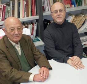 Teachers Carlos Esplugues and José Luis Iglesias