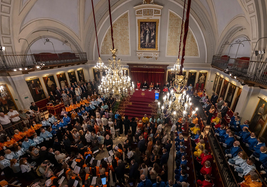 Inici de l'acte d'obertura. Foto: Miguel Lorenzo.