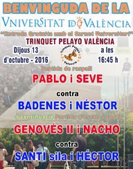 Cartell de la partida.
