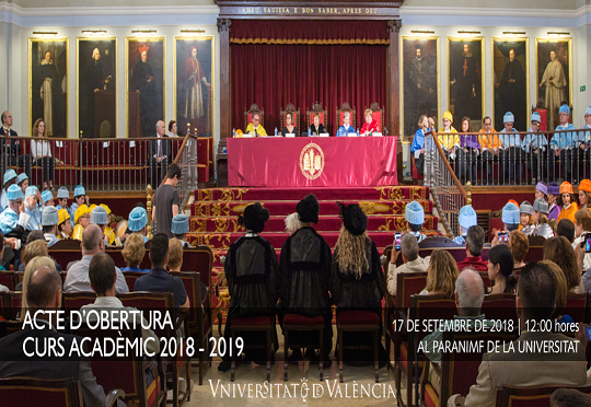 Dia Obertura del curs Acadèmic 2018-2019