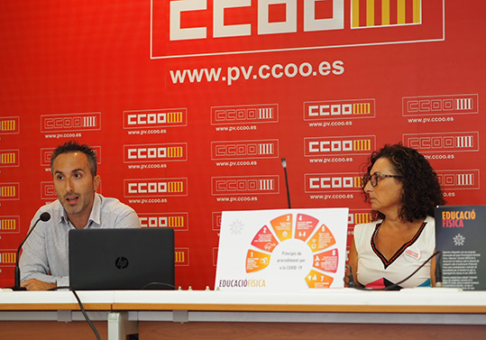 Jorge Lizandra i Xelo Valls en la presentació