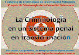 1er Congrés de Criminologia de la Comunitat Valenciana