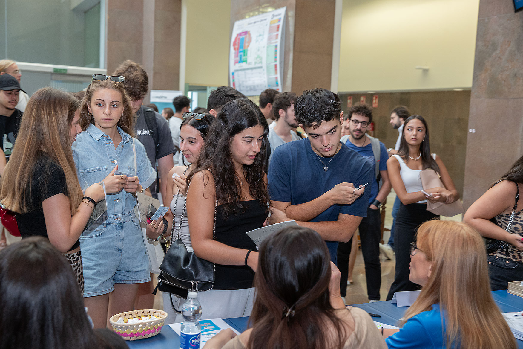 Erasmus incoming students at the welcome session