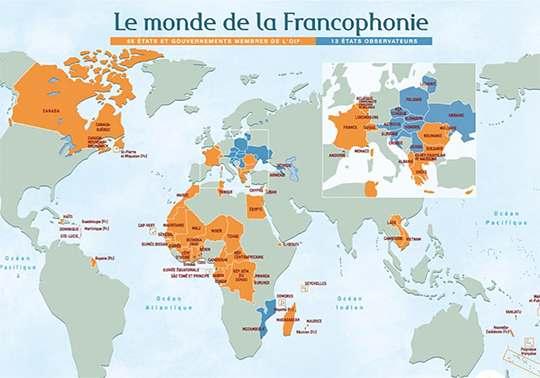 El món de la francofonia